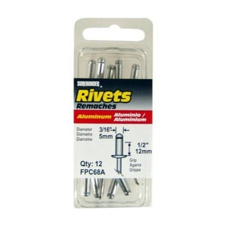 Fpc 12PK L ALU Rivet FPC68A